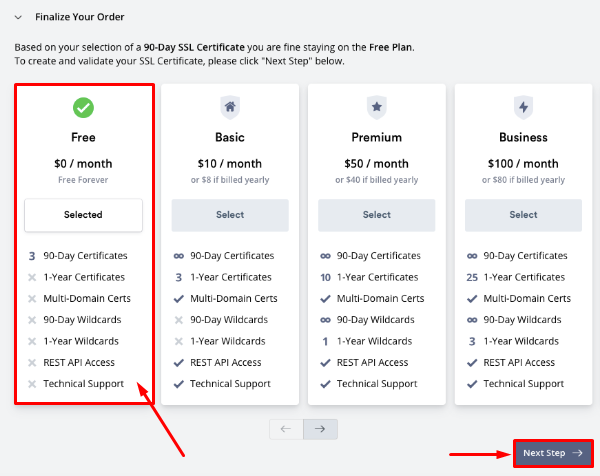 ZeroSSL - 5 - Finalize